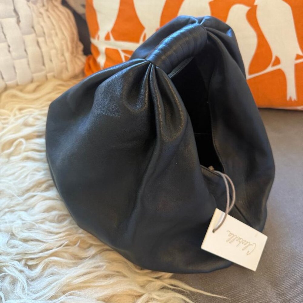 NWT Cleobella black leather handbag